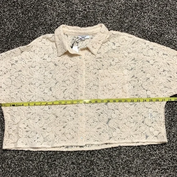 OAT New York Lace & Mesh Crop Top XL - Picture 7 of 12
